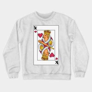 cheems poker card Crewneck Sweatshirt